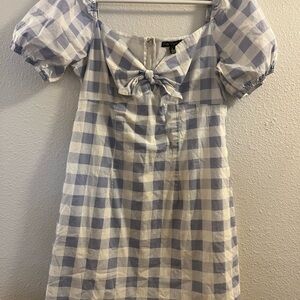 City Triangles Purple and White Midi Dress